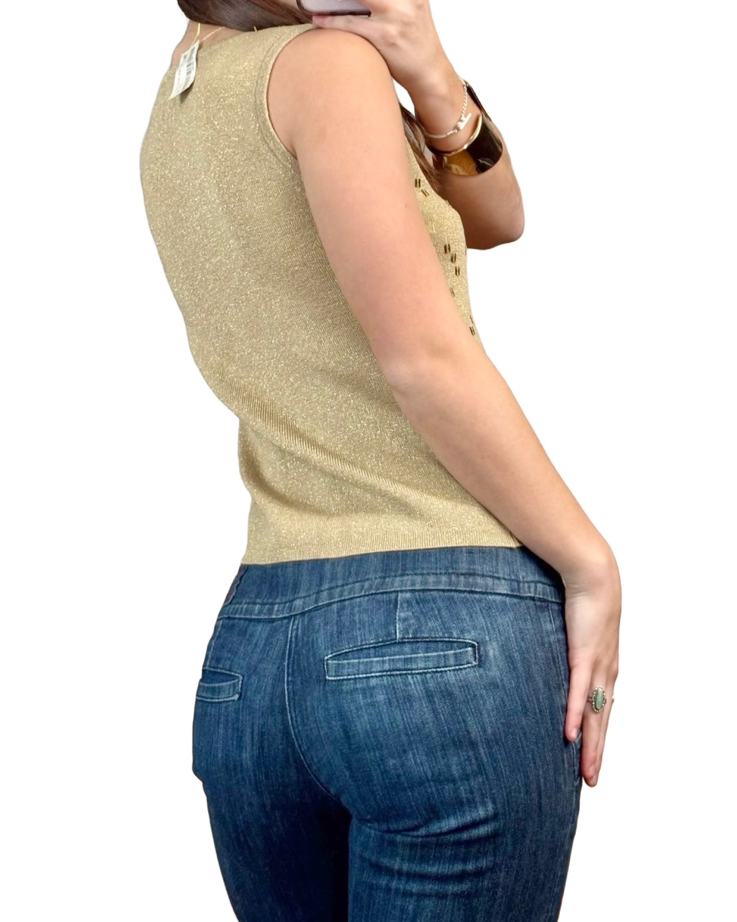 Joseph A. 90's Silk Top | Size M