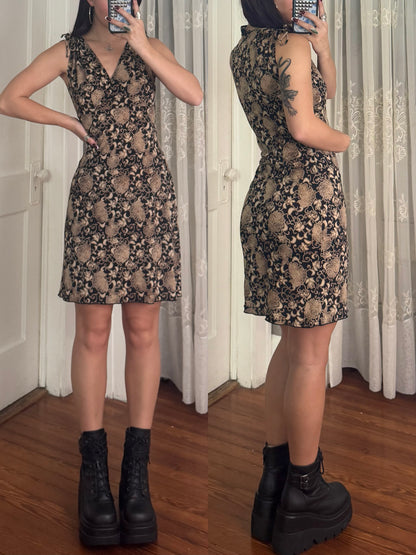 90's Floral Dress | Size M