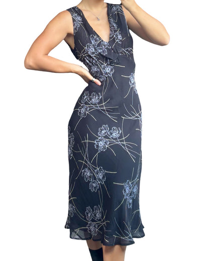 The Limited Silk 00’s Midi Dress | Size M