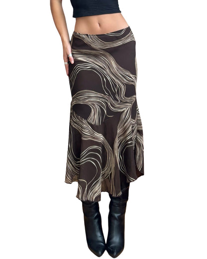 High Fashion 00’s Maxi Skirt | Size 26” Waist