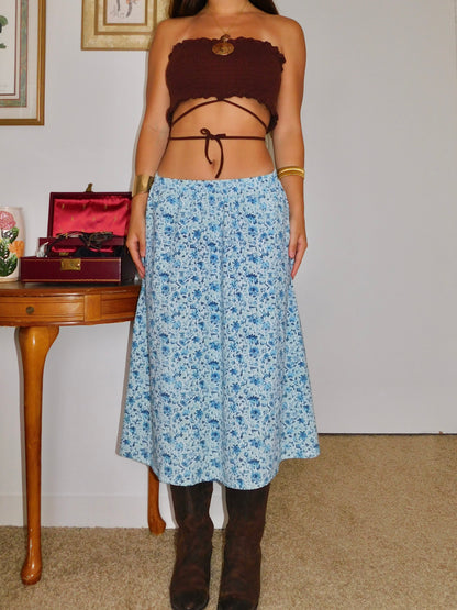 Missy Blue Midi | Size 26” waist