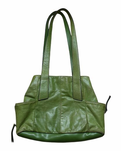 90’s Green Leather Bag