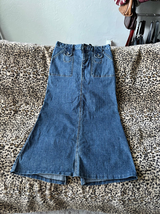 DKNY 00's Jean Skirt | Size 30" Waist