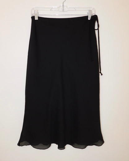 90’s Side Tie Midi Skirt | Size M
