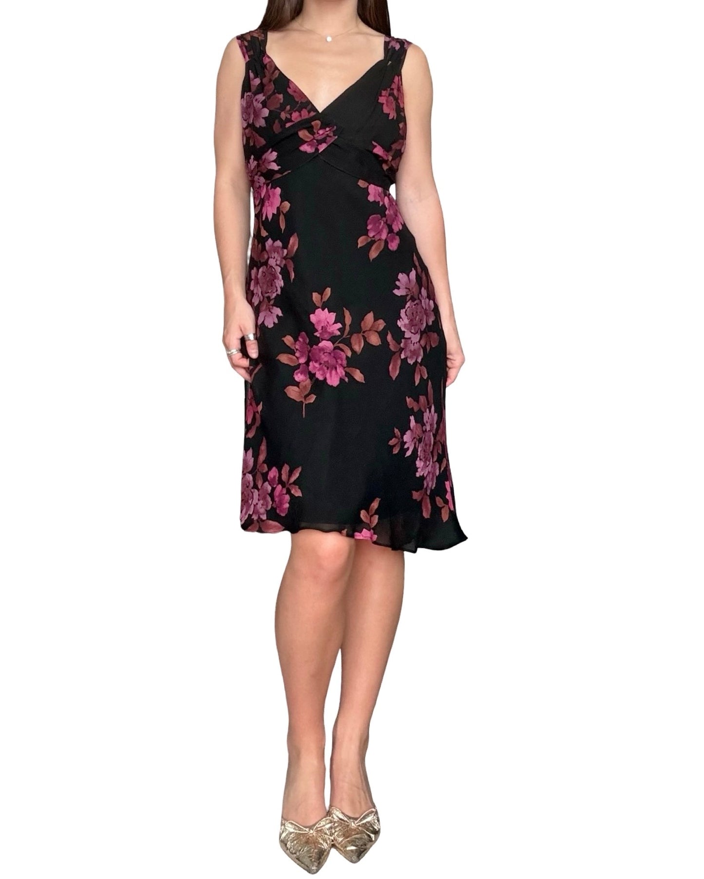 Jones NY 00's 100% Silk Dress | Size L