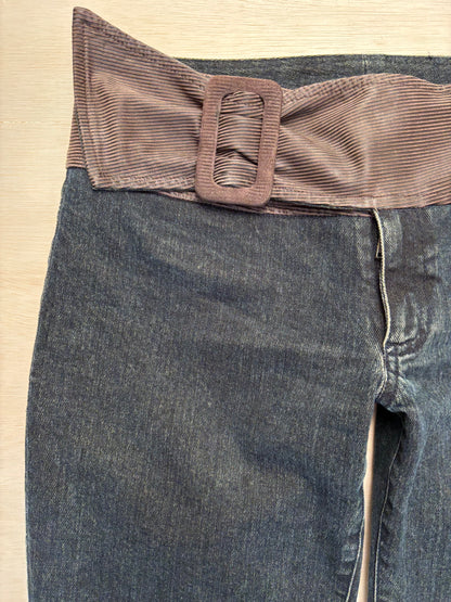 Belted 00’s Flare Jeans | Size 4