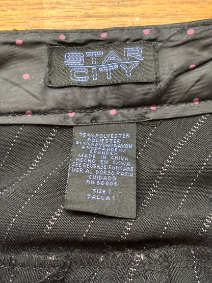 Star City 00's Pinstripe Pant | Size 27" Waist