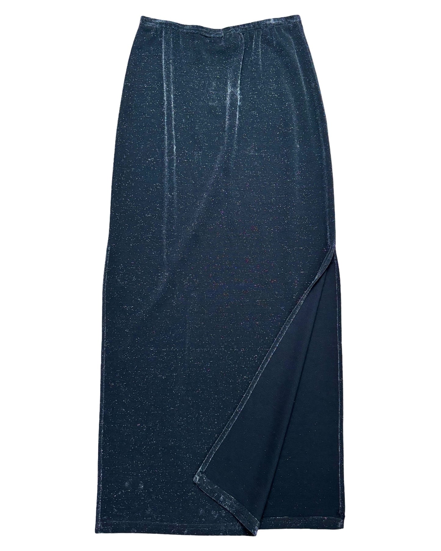 Shimmer 90’s Maxi Skirt | 27” waist