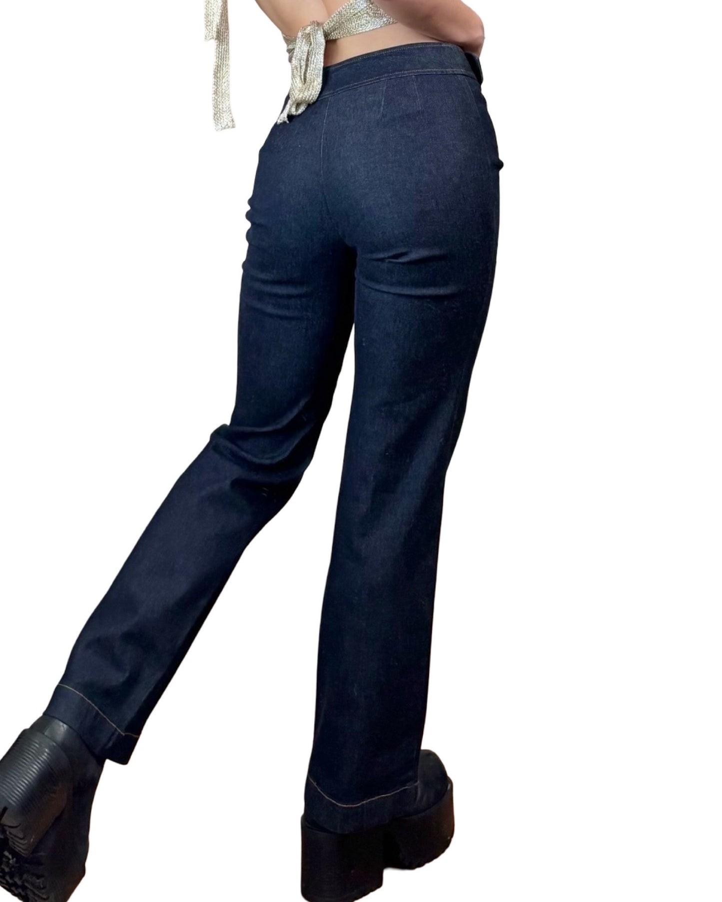 Loft 00's Belted Denim | Size 26” Waist