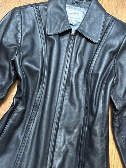 Jaqueline 90’s Leather Jacket | Size S