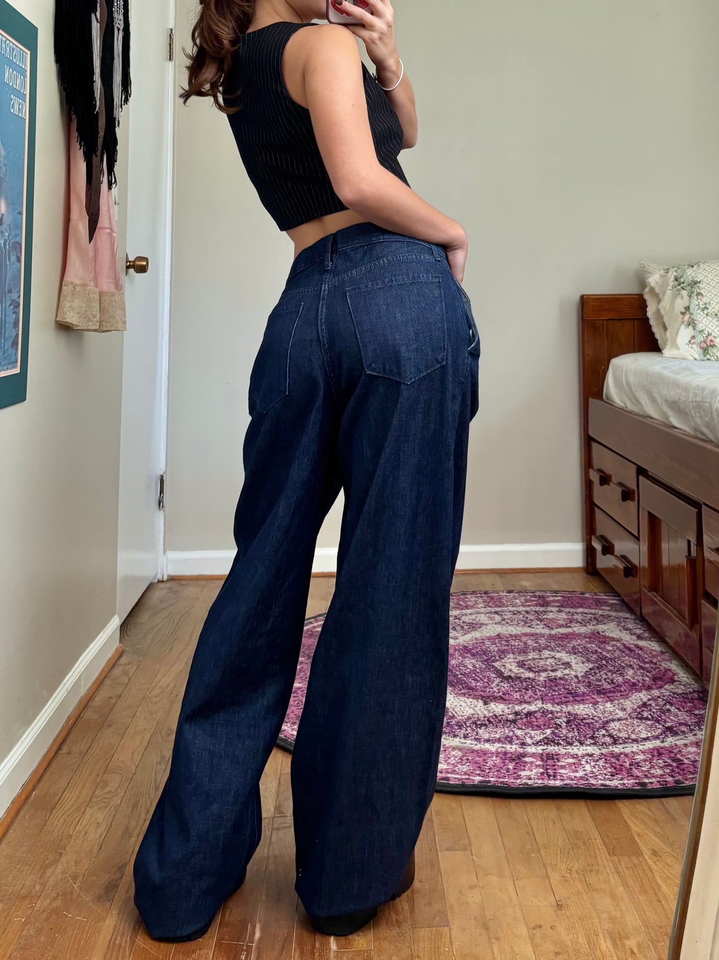 Banana Republic Wide Leg Denim | Size 27" Waist