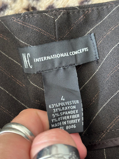 I.N.C 00's Wide Leg Pinstripe Pant | Size 4