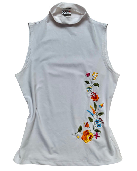 One 90’s Embroidered Top | Size S