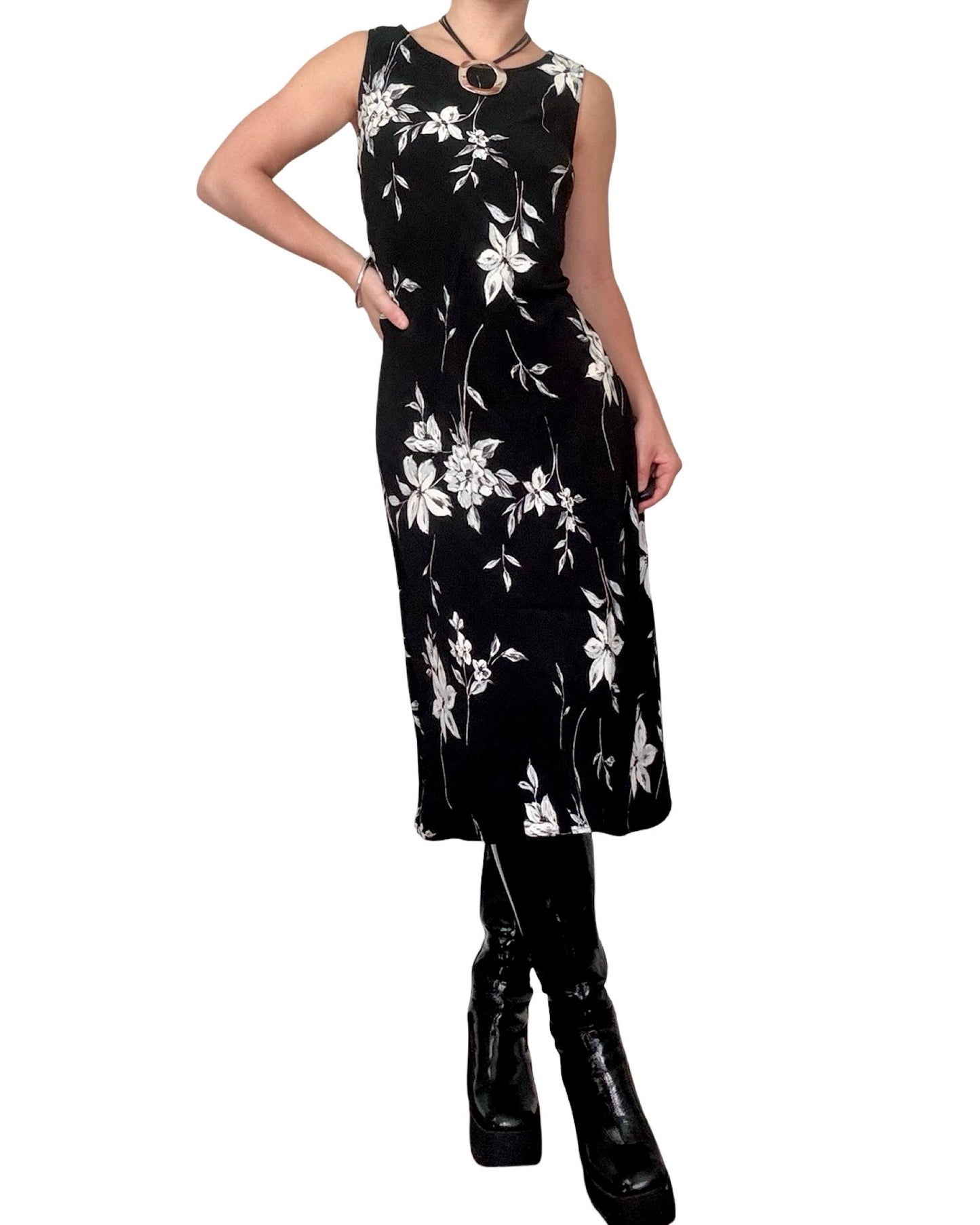 Plaza 90's Floral Dress | Size M