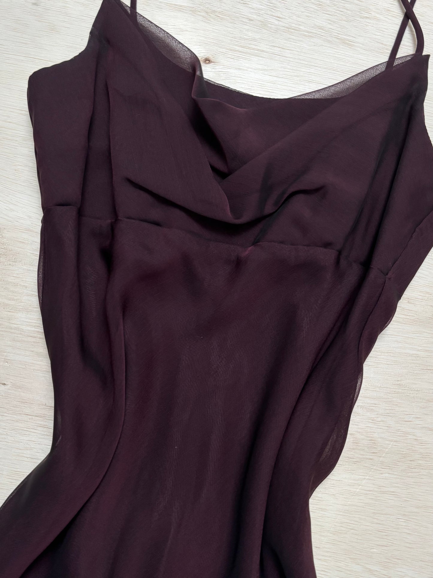 Night Way Mesh 90’s Gown | Size S