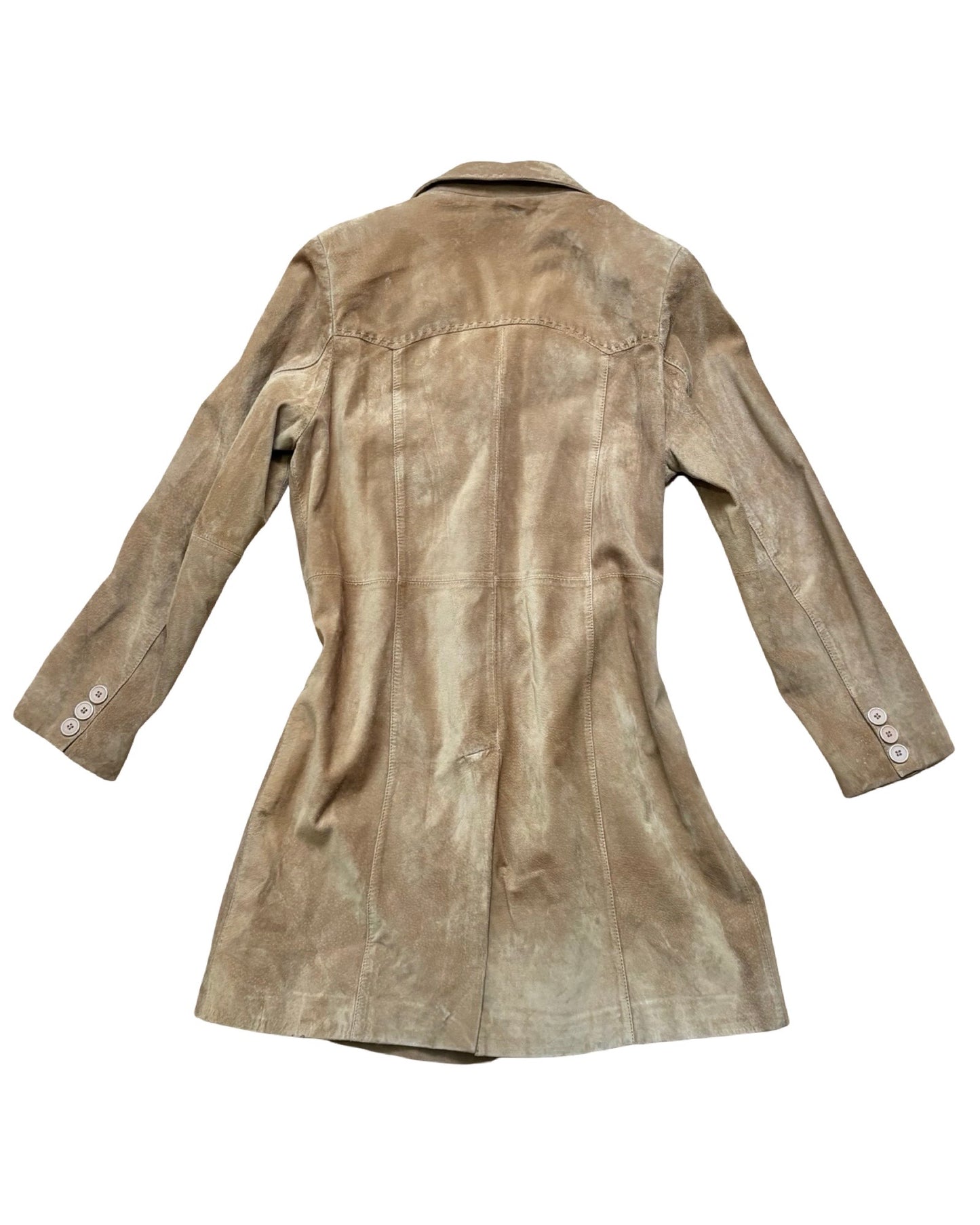 Essentials 90's Suede Trench | Size M