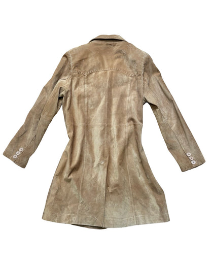 Essentials 90's Suede Trench | Size M