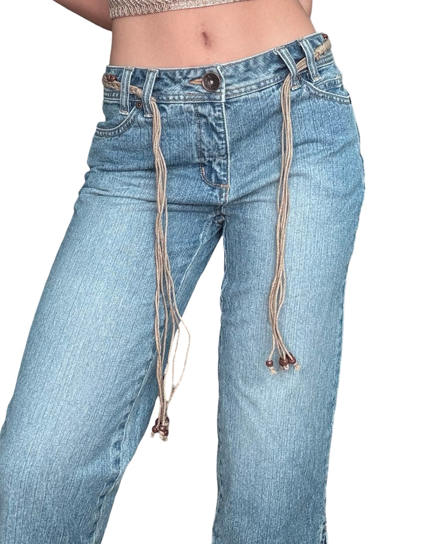 Faded Glory 00's Belted Jean | Size 30" Waist