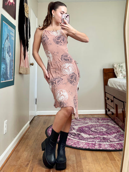 Side Tie 90's Dress | Size S