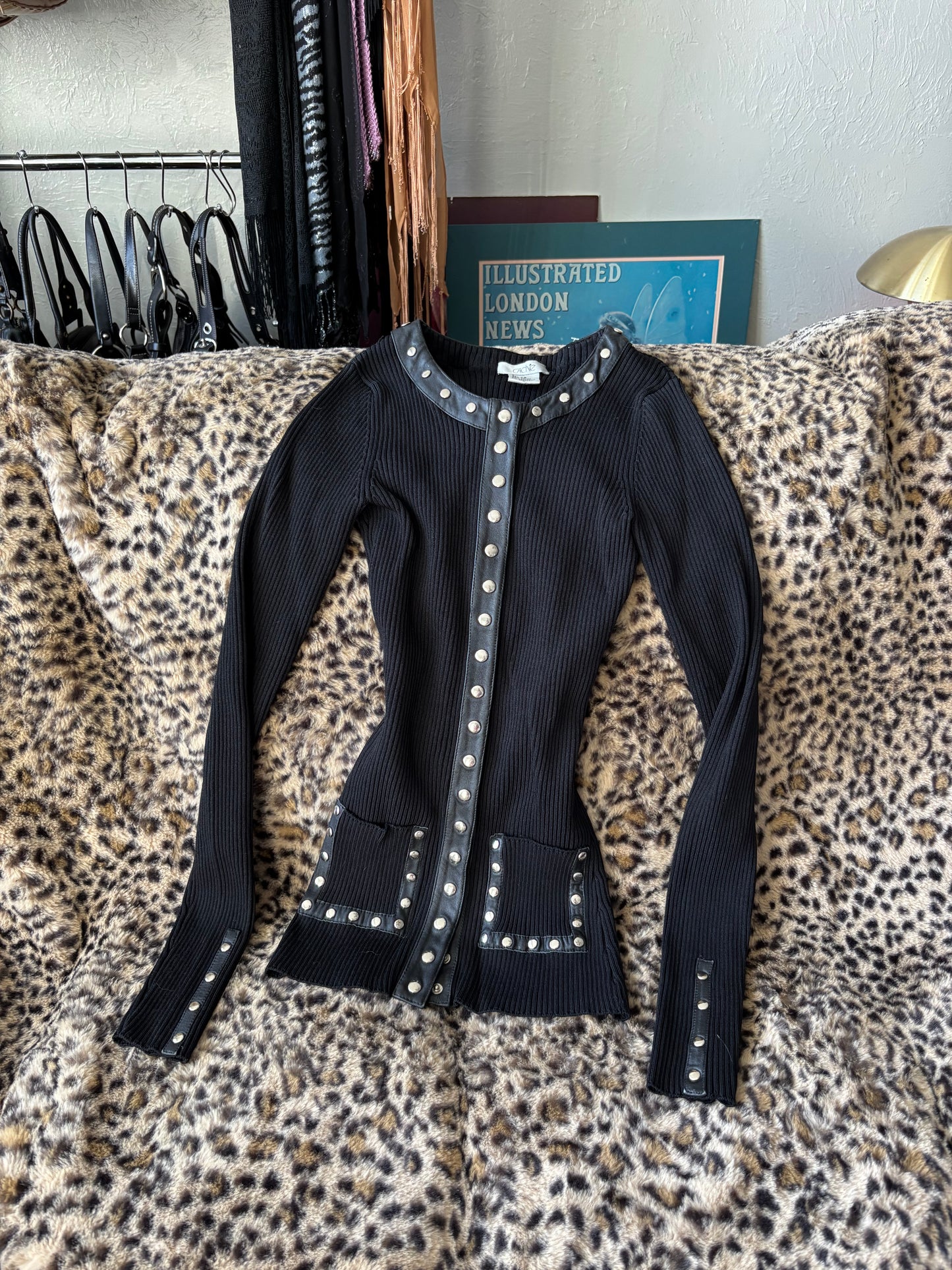 Caché 90's Button Knit | Size XS