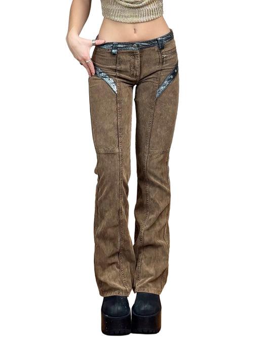 Corduroy 90's Moto Pant | Size 27” Waist