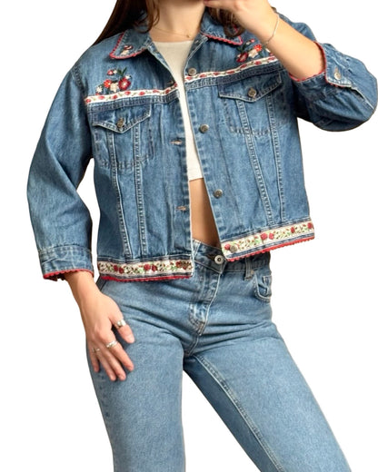 Bill Blass 90's Denim Jacket | Size M
