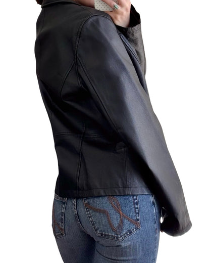 Croft & Barrow 90's Leather Jacket | Size L
