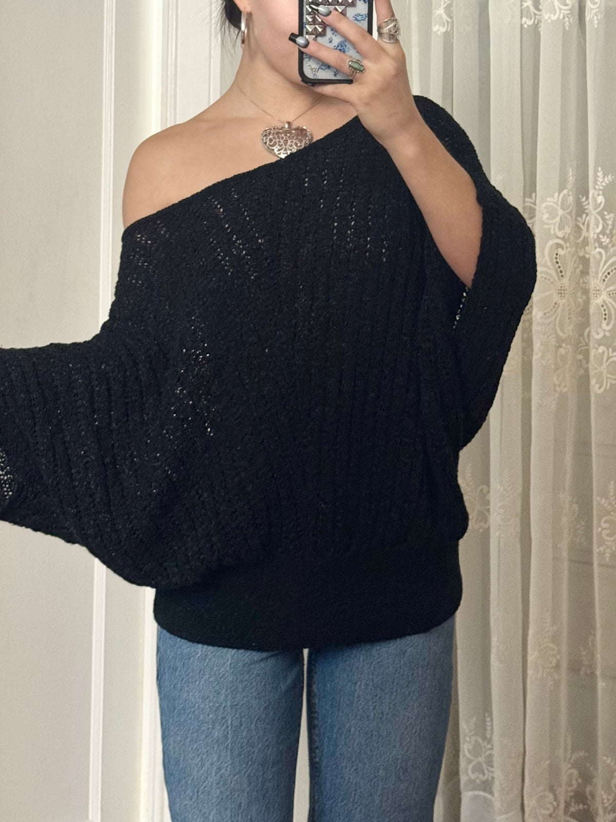 Y2K Bebe Slouch Knit | Size L