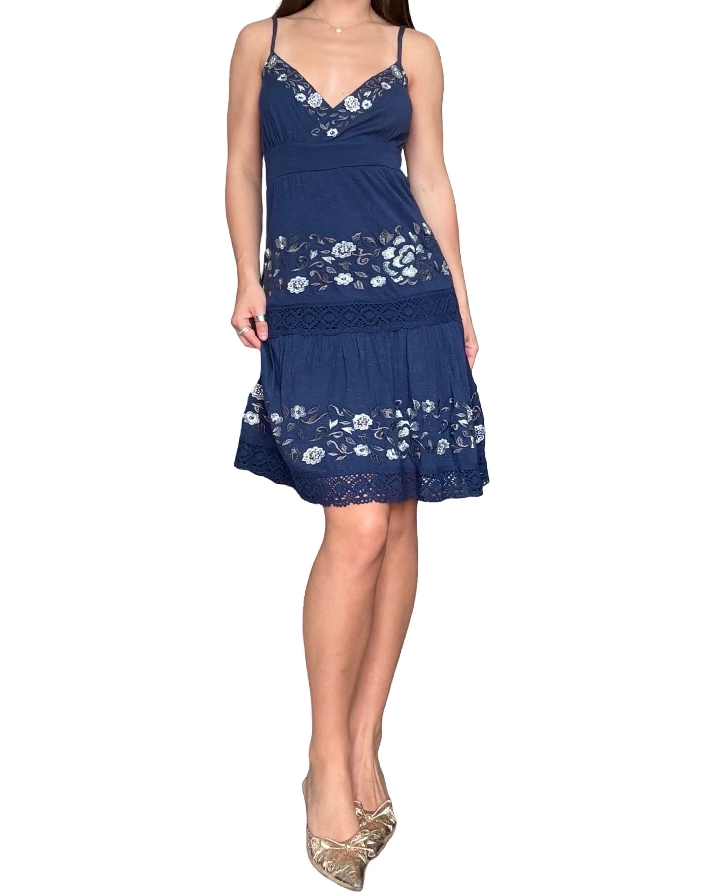 I.N.C 00's Embroidered Dress | Size S