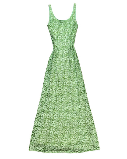 Hunza 90’s Beaded Lace Gown | Size M