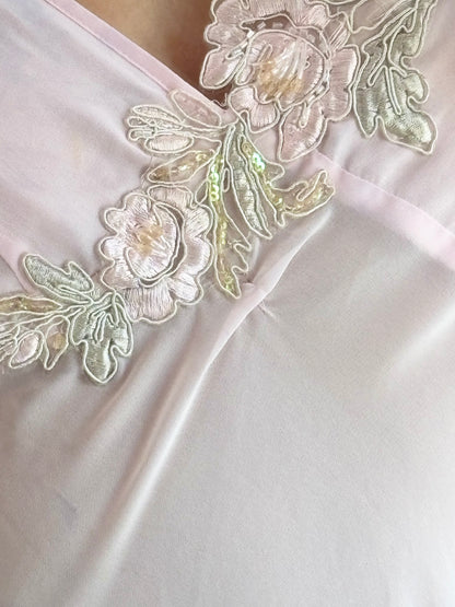 Delicates 00's Embellished Slip Dress | Size S