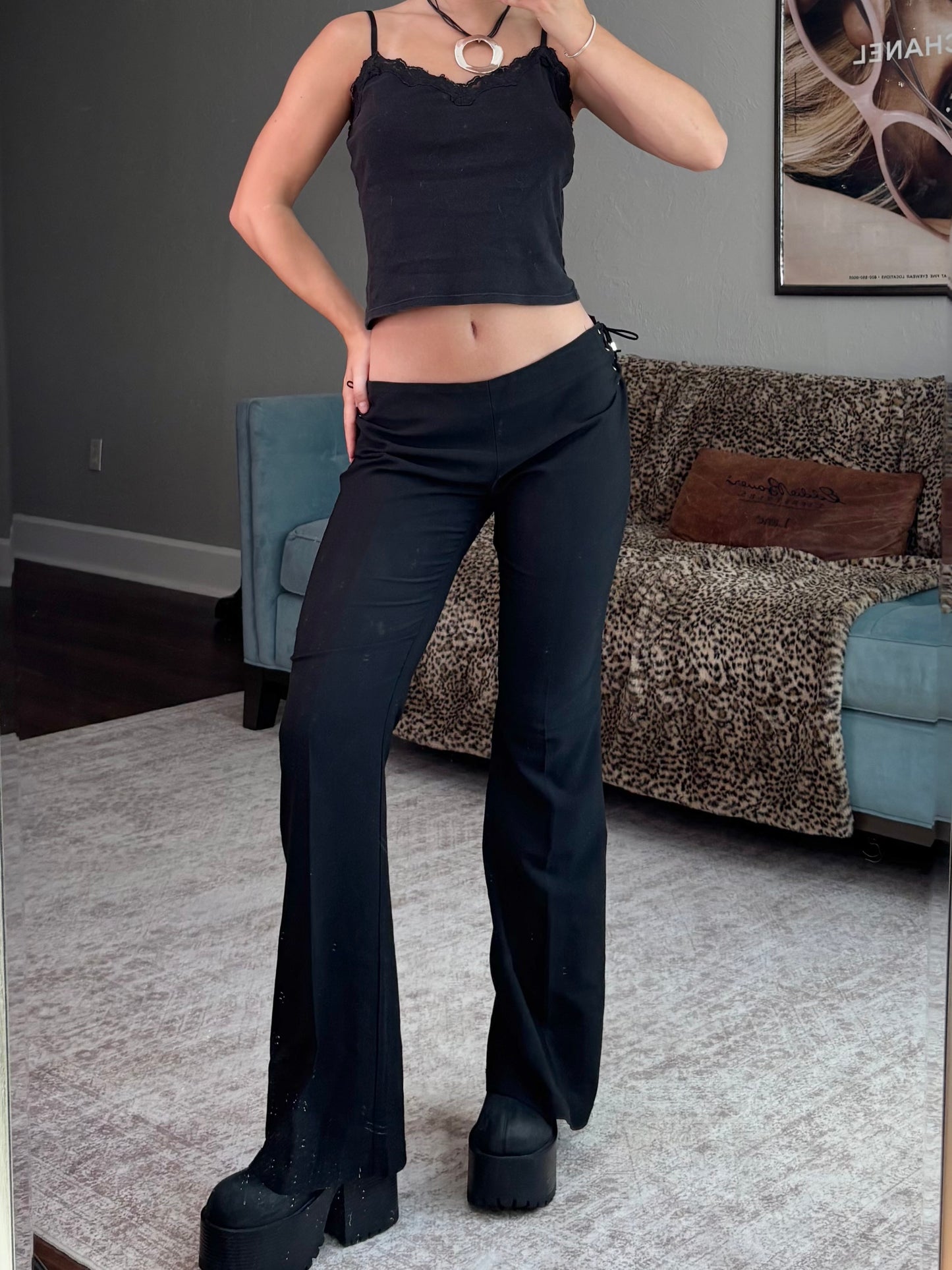 Venus 90's Lace Up Pants | Size 32" Waist