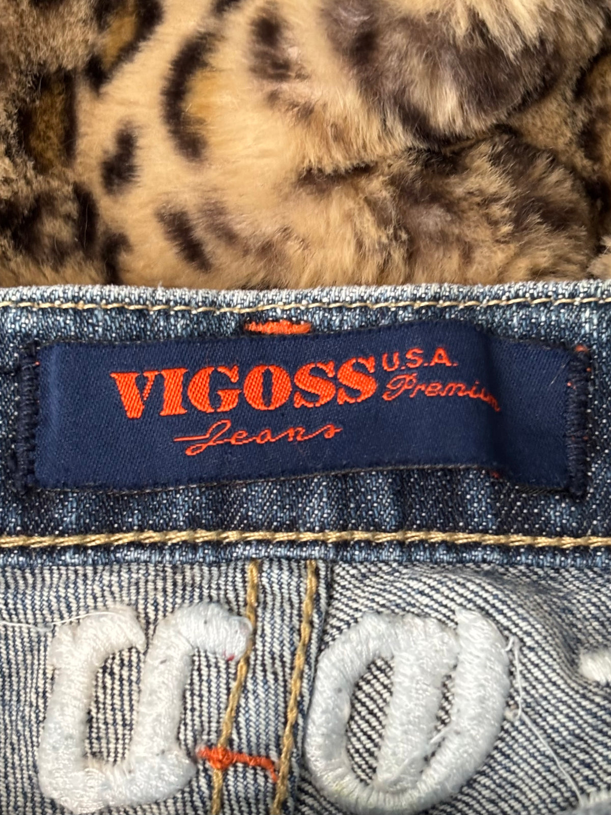 Vigoss 00's Embroidered Low Rise Jean | Size 32" Waist