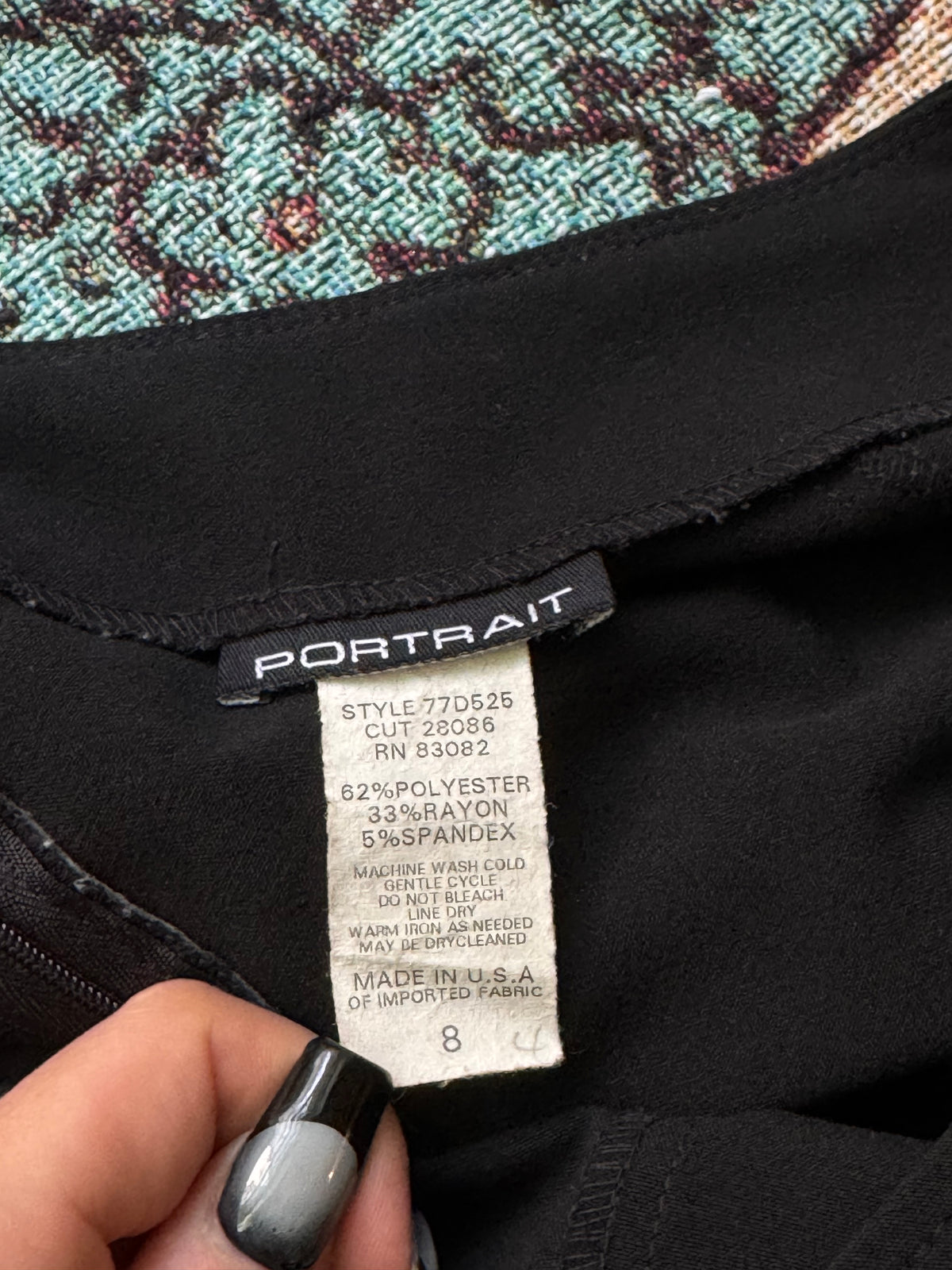90's Portrait Skirt | Size 29" Waist