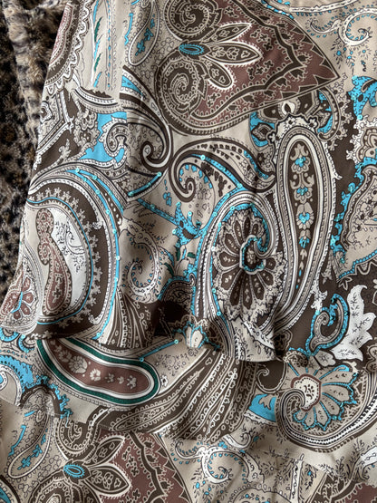 Tiered 00's Silk Skirt | Size 28" Waist