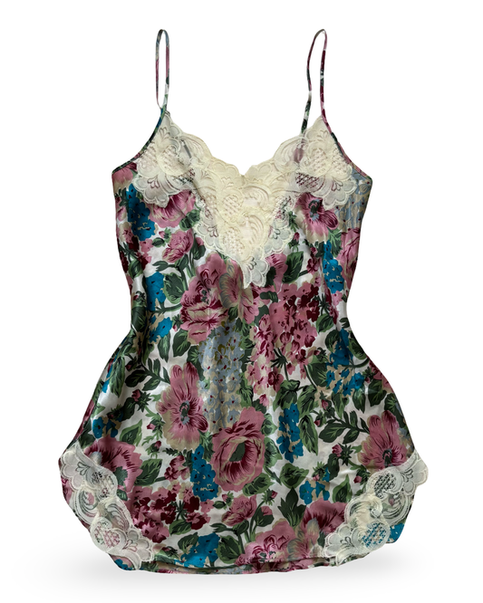 VS Gold Tag Floral Slip | Size S