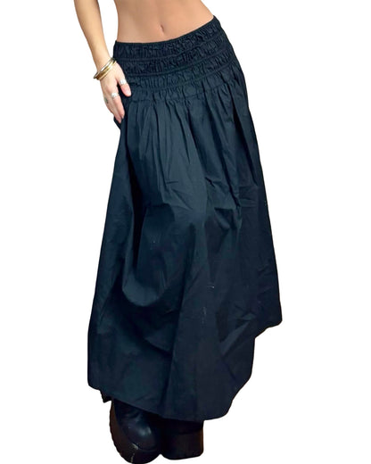Drop Waist Maxi Skirt | Size 26" Waist