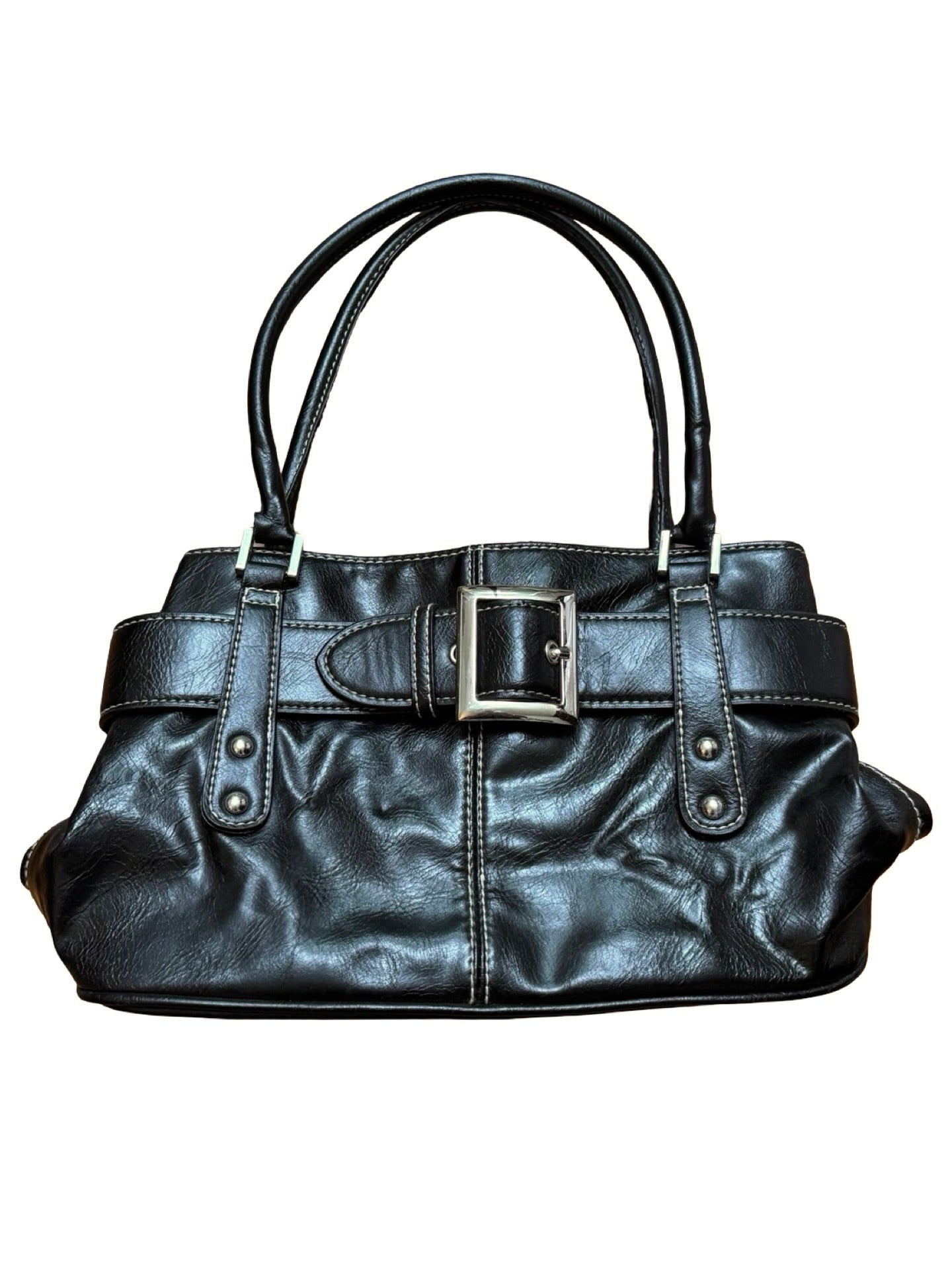 Black 00's Leather Purse