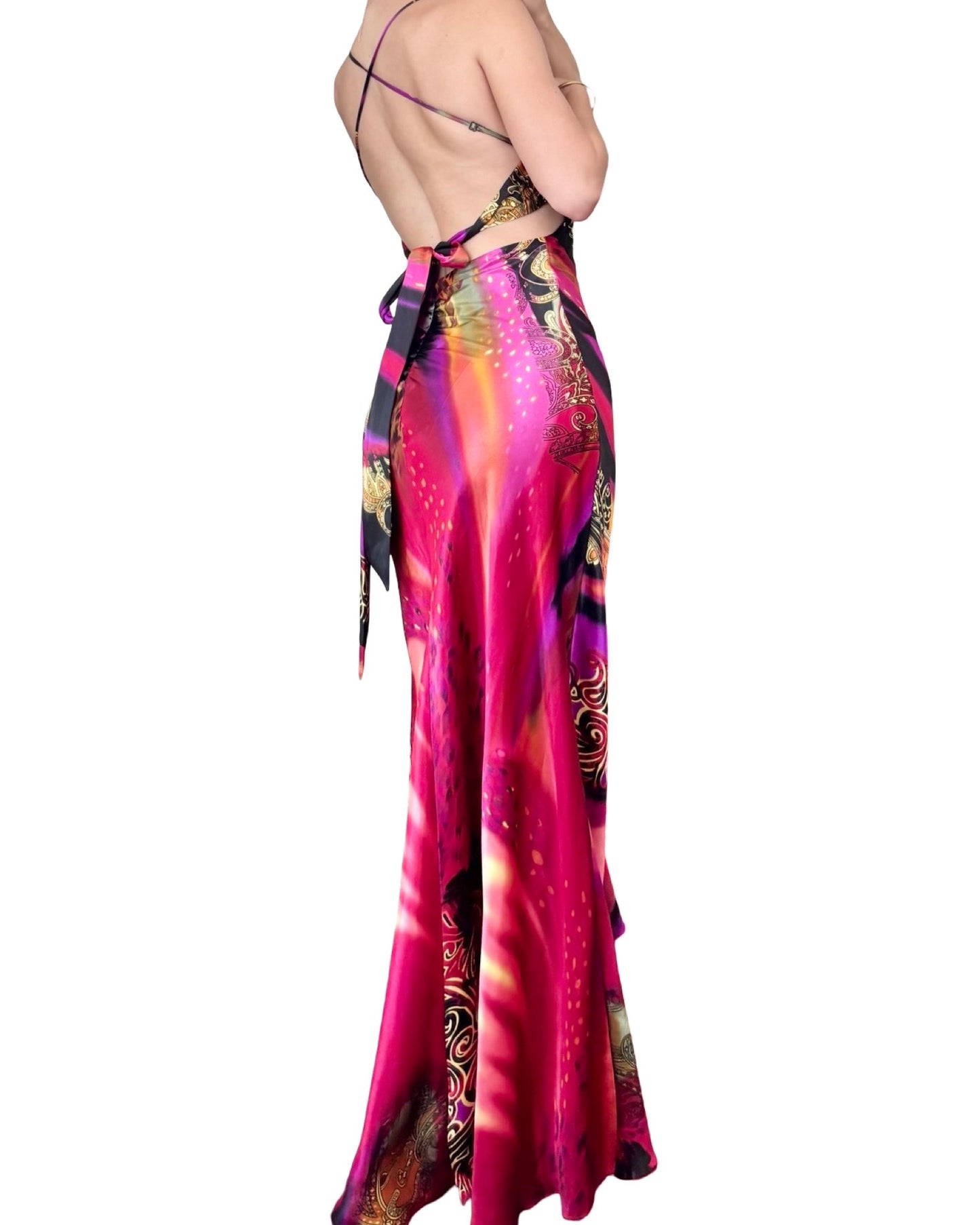 B.Darlin 00's Backless Dress | Size S