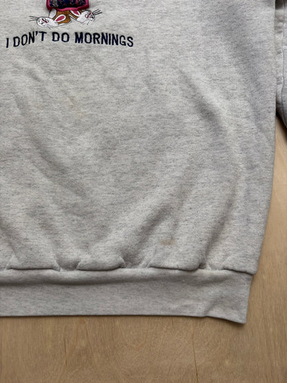 “I Don’t Do Mornings” 90’s Sweatshirt | Size “