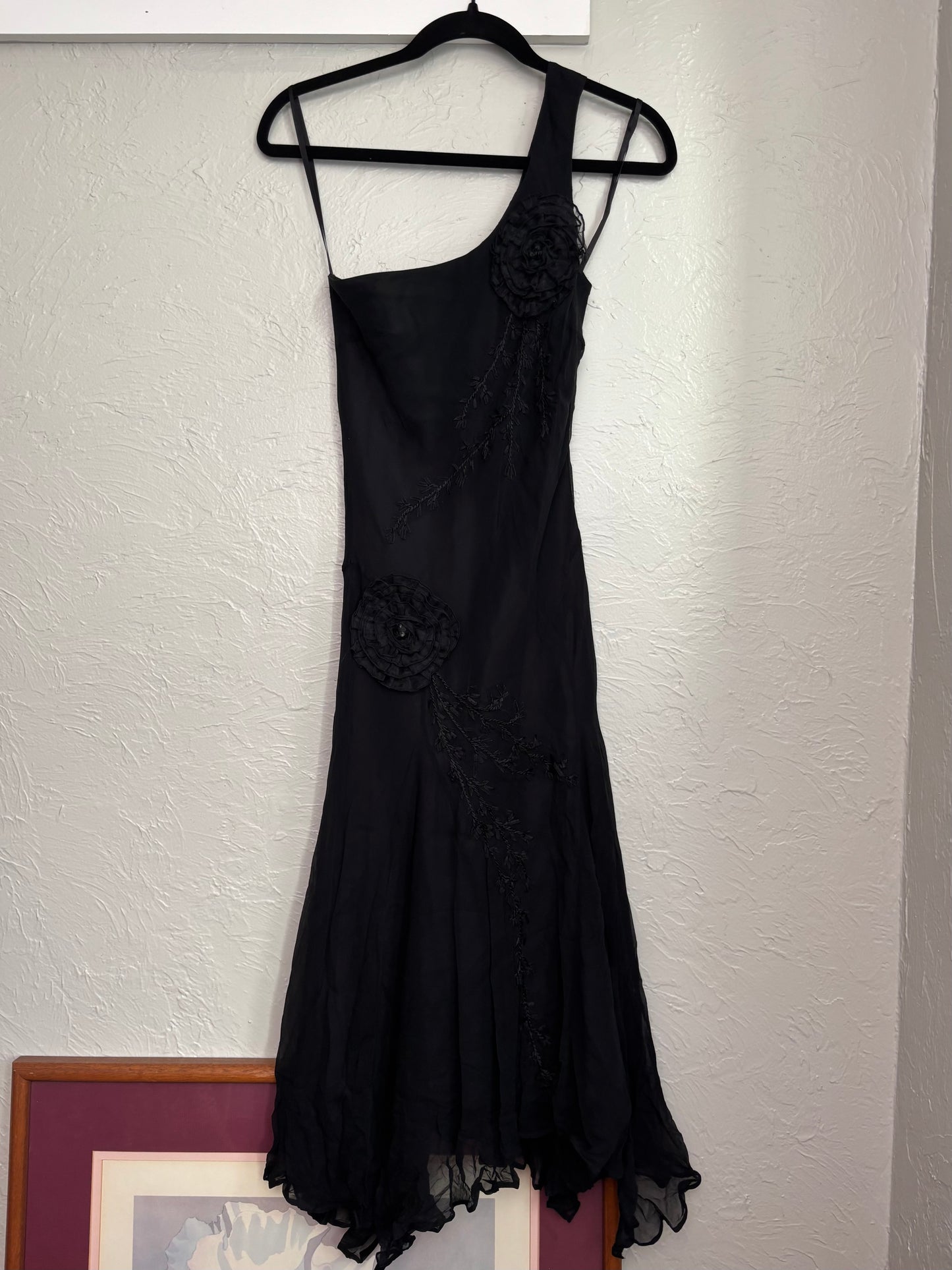 Caché 90's Silk Dress | Size 4