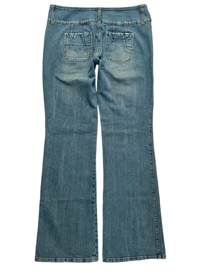 Beaded 00’s Flare Jeans | Size 32” waist