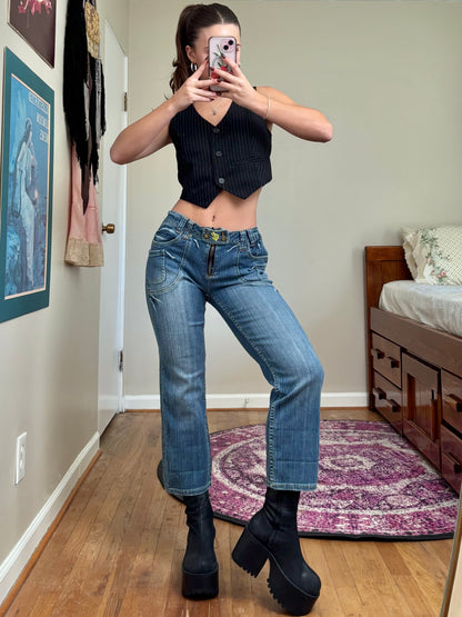 Rocawear 00's Denim Capri | Size 30" Waist