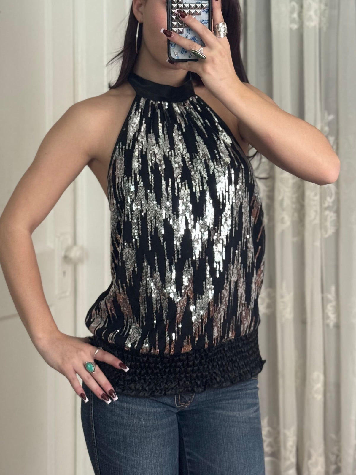 Y2K Halter Top | Size S