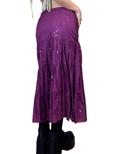 Miss Chievous 00's Tiered Skirt | Size 30” Waist