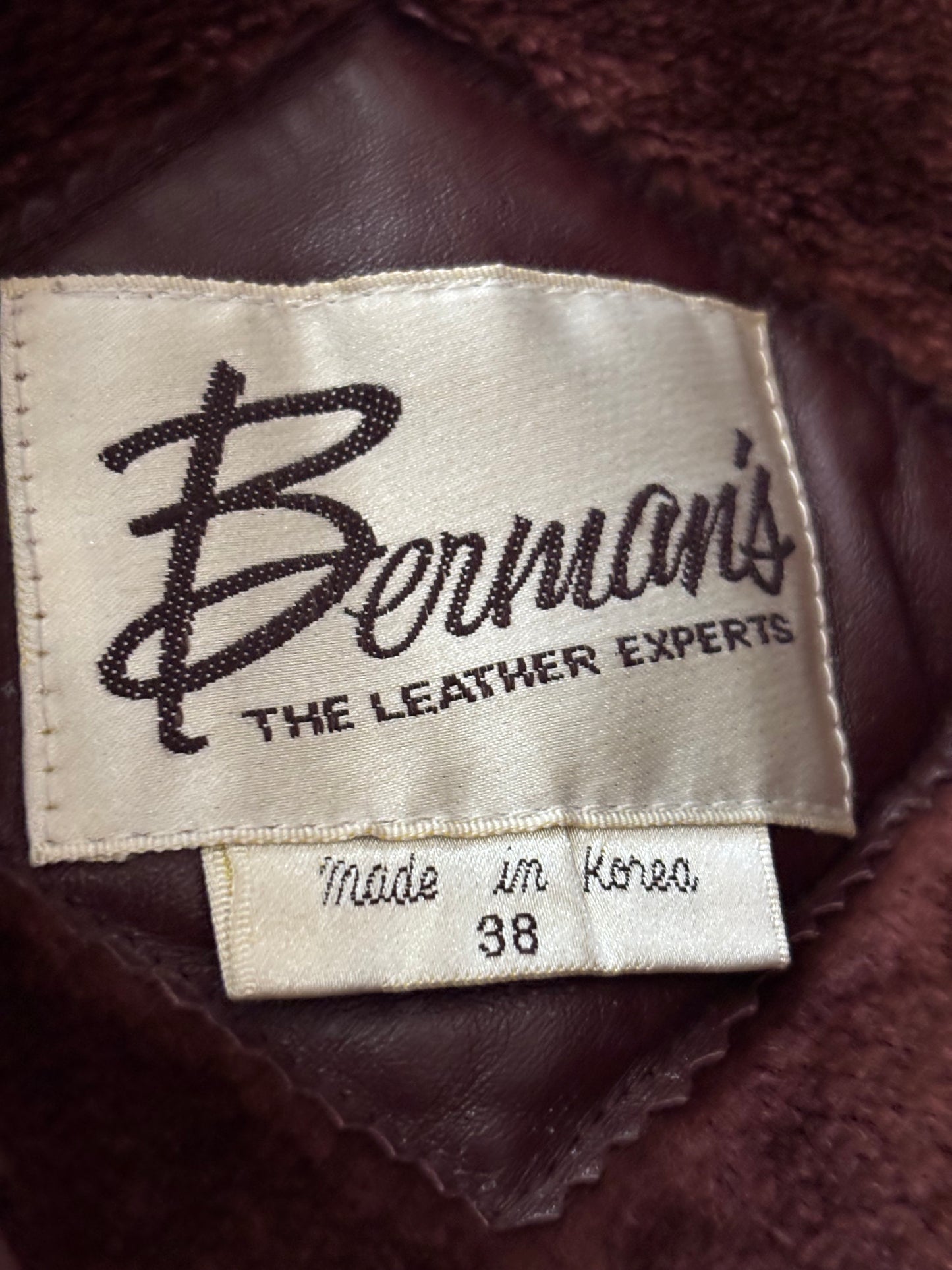 Berman's 80's Leather Jacket | Size M