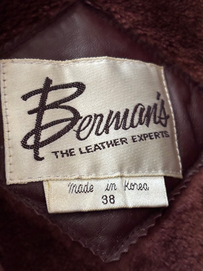 Berman's 80's Leather Jacket | Size M