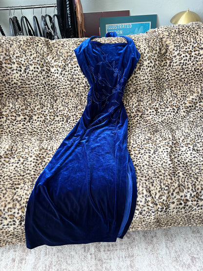 Niki 90's Beaded Maxi Dress | Size M