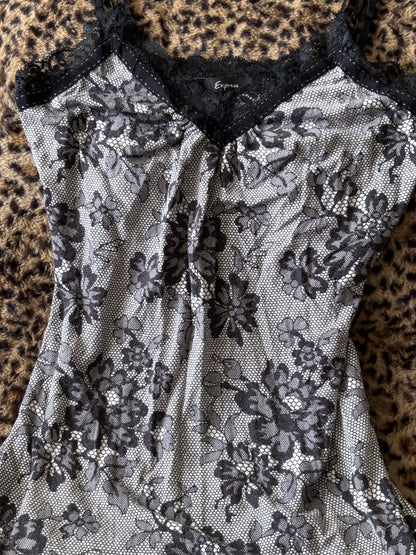 Express 00's Lace Print Cami | Size S