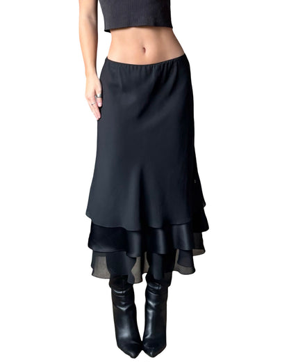 Alex 90’s Tiered Skirt | Size 26” Waist